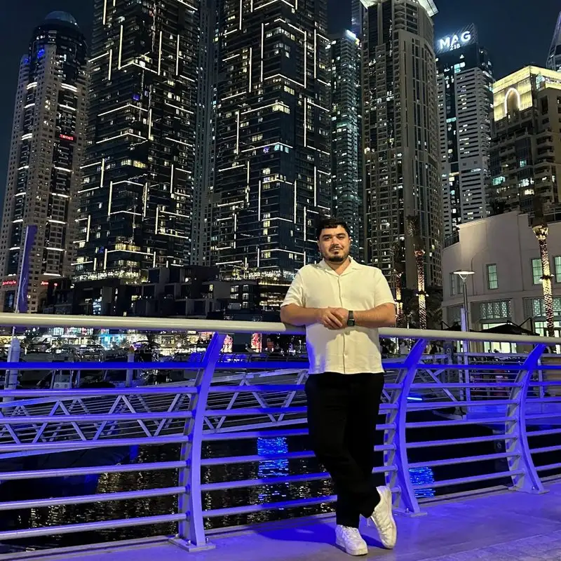 Ayman Hasan at Dubai Marina