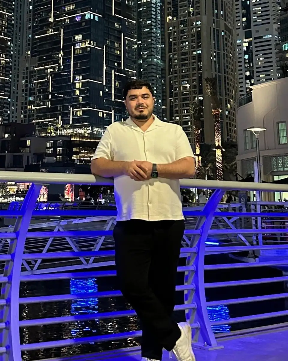 Ayman Hasan at Dubai Marina